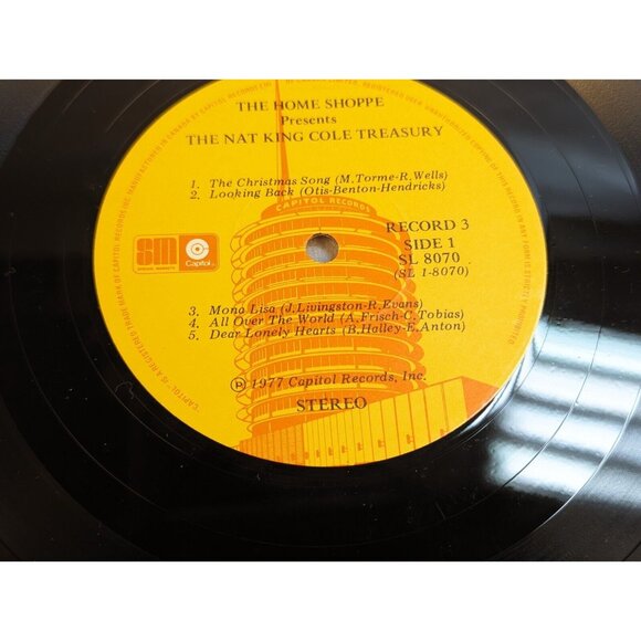 The Nat King Cole Treasury 3 Vinyl Set - Picture 12 of 14
